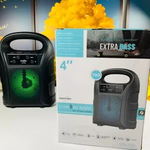 GREATNICE GTS-1386 Bluetooth, USB, TF Card & FM Radio Supported 4 Inch Driver Lighting Effects Speaker (P-3231)